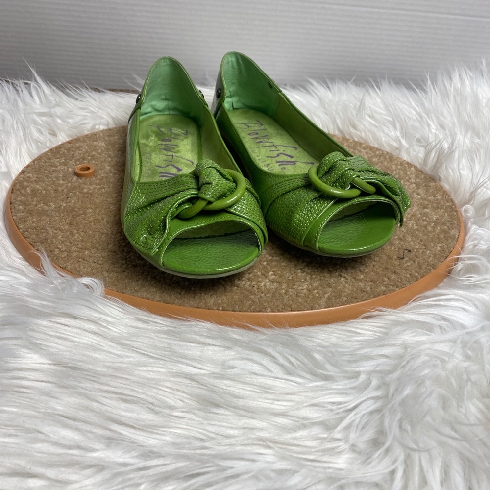 Blowfish Peep Toe Flats